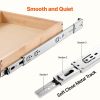 Pull Out Cabinet Organizer, 17"W x 21"D Cabinet Drawer, Soft Close Slide out Shelf, Heavy-Duty Sliding Wood Drawer