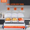 Electric Buffet Server & Food Warmer, 25.6" x 15" Portable Stainless Steel Chafing Dish Set with Temp Control & Oven-Safe Pan, Perfect for Catering