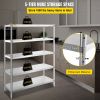 Stainless Steel Shelves 48x18.5 Inch 5 Tier Adjustable Shelf Storage Unit Stainless Steel Rack Shelving Heavy Duty Shelving for Kitchen Commercial Off