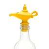 Oil Pourer And Stopper, Wine Pouring Device,Silicone Oil Pour Spout For Olive Oil, Aladdin Lamp Design Oil Dispenser Bottle Stopper