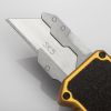 Aluminum Retractable Multi-Purpose Knife, Includes 5 SpareBlades -Quick Replacement, EDC Tool Pocket Knife