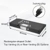 Stainless Steel Under Cabinet Range Hood Vent Cooking 230 CFM Kitchen 3 Speed Cooker Hood