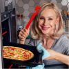 Silicone Oven Rack Push Pull Tool With Longer Handle, Shelf Puller For Air Fryer Toaster And Oven