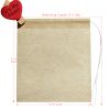 200 PCS Tea Filter Bags,Disposable Tea Infuser Drawstring Loose Leaf Tea With Natural Unbleached Paper And Free Clip